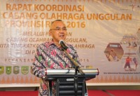 Plt Gubri Buka Rakor Pemetaan Cabang Olahraga Unggulan Provinsi Riau 2016
