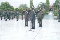 Kodim 0313/KPR Gelar Upacara Ziarah Nasional Dalam Rangka HUT TNI Ke-75 Tahun 2020