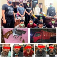 Tidak Sampai Sepekan, 5 Orang Pencuri Bersenpi Berhasil Di Ringkus Tim Sat Reskrim Polres Pelalawan