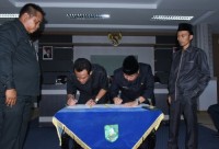 Nota KUPA PPAS APBD 2016 Bengkalis Di Tandatangani