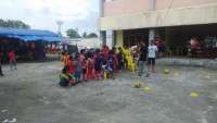 Football Education Game Diramaikan Anak-Anak Bengkalis