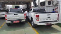 Mobil dinas Ketua DRPD BM 8235 D Ikut Antri Roro