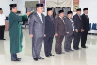 Pengambilan Sumpah Jabatan dan Pelantikan Penyidik Pegawai Negeri Sipil di Gelar di Kemenkumham Riau