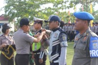 Polres Pelalawan Laksanakan Apel Gelar Pasukan Ops Patuh Mura Takus 2018