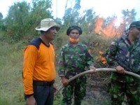 Polres Rohul Lakukan Penyeledikikan Kasus Karhutla di PT AMR