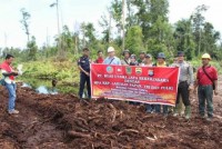 Cegah Karhutla, RUJ Bangun Canal Blocking