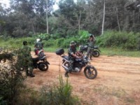 Babinsa Koramil 02 Rambah Patroli Cari Pembakar Lahan Dan Hutan