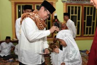 Wabup Bengkalis Mengajak Masyarakat Desa Simpang Ayam Melakukan Evaluasi di Bulan Ramadhan