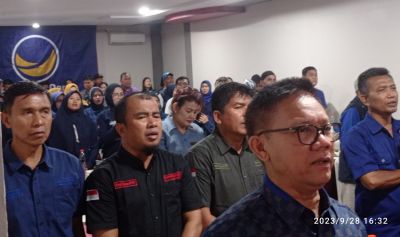 Ada Hendri dan Giyatno di Roadshow DPW Nasdem Riau
