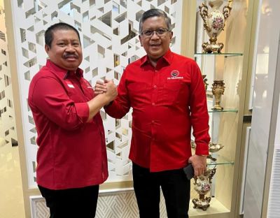 Amril Mukminin,SE,MM Dampingi Sekjen Hasto Rakerda DPD PDI-P Riau, Siap Menangkan  Ganjar Pranowo