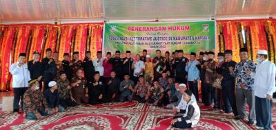 Apa Itu Restorative Justice?, Kejari Kampar Gelar Sosialisasi dan Akan Dirikan Rumah RJ