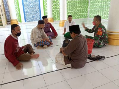 Babinsa Komsos Bersama Toga Dan Tomas, Mohon Dukungan Doa untuk Sukseskan TMMD Ke 110 Kodim 0313/KPR