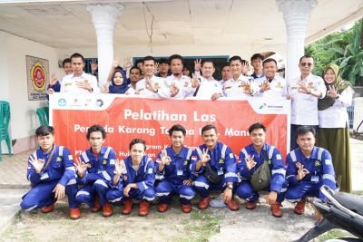 Bangkitkan UMKM Untuk Masyarakat, Karang Taruna Mandau Gelar Pelatihan Juru Las