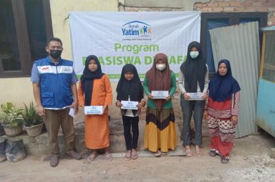 Bantuan Pendidikan Rumah Yatim untuk Dwina, Dafa, Dafi, Fahreza, Empat Yatim Bersaudara