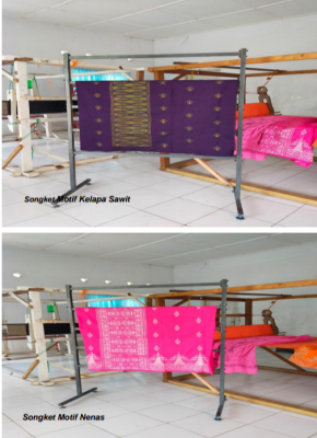 Beragam Motif Songket Tenun Khas IKA BINA EN PABOLO