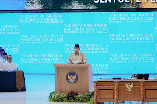Presiden Prabowo Tekankan Kerja Nyata dan Keberpihakan pada Rakyat,Bupati Bengkalis Hadiri Rakornas
