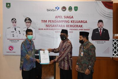 Bupati Bengkalis, Ikuti Apel Siaga Tim Pendamping Keluarga Nusantara Secara Virtual