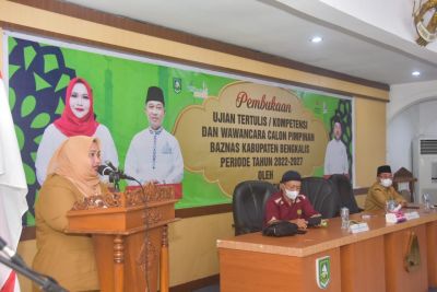 Bupati Bengkalis  Kasmarni Buka, 15 Peserta Ikuti Uji Kompetensi Capim Baznas