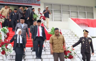 Bupati dan Wakil Bupati Labuhanbatu Sambut Kedatangan Tim Verifikasi 10 Besar Nominasi Kampung KB Te