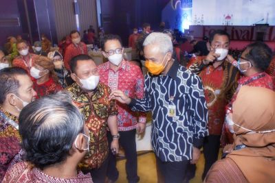 Bupati Kampar Hadiri Festival HAM 2021 di Semarang