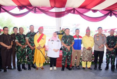 Bupati Kasmarni Ucap Selamat Datang Kepada Kasad dan Rombongan di Kab. Bengkalis