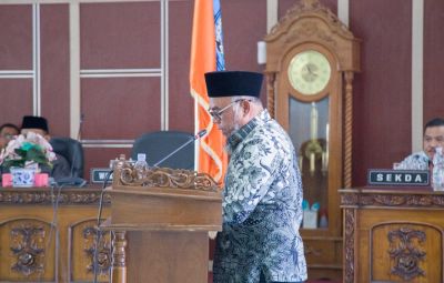 Bupati Labuhanbatu Hadiri Rapat Paripurna Penyampaian Hasil Reses DPRD Tahun 2020-2021