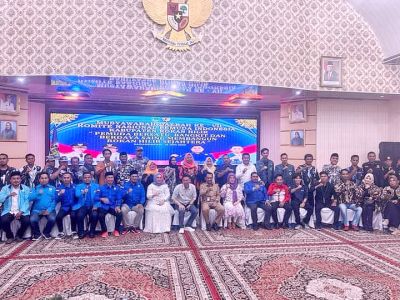 Bupati Rohil Afrizal Sintong, Hadiri MUSDA Ke VII KNPI Rohil 2023