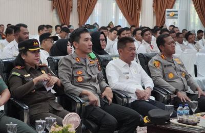 Bupati Rohil Hadiri Launching Polisi RW Jajaran Polda Riau