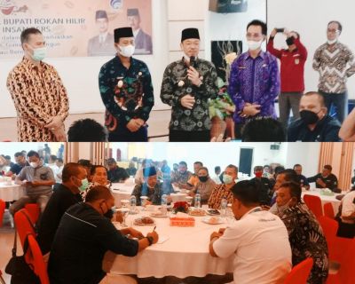 Bupati Rohil,Temu Ramah  Bersama Insan Pers Se-Rohil