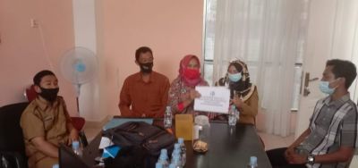 Calon Penghulu Bagan Jawa Menyambangi Dinas PMD Kab.Rohil terkait DPT