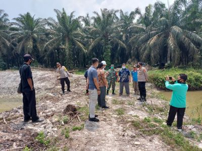Danpos Koramil 09/Langgam Bersama Upika Sosialisasi Karhutla, Dukung Sukseskan TMMD Ke 110