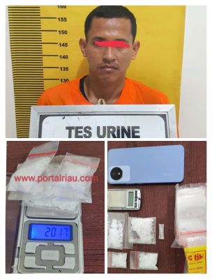 Diduga Bandar Sabu,  Pemuda di Desa Bumbung Batsol Diciduk Tim Satnarkoba Polres Bengkalis