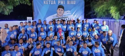 Dihadiri Senior dan Ratusan Wartawan,H. Zulmansyah Deklarasi Maju Lagi Ketua PWI Riau