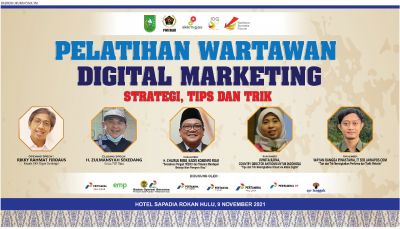 Diklat Marketing Digital untuk Wartawan Dipusatkan di Rohul Riau