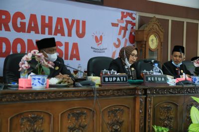 DPRD Kabupaten Labuhanbatu menyetujui Rancangan Peraturan Daerah Tentang Perubahan APBD Kabupaten La