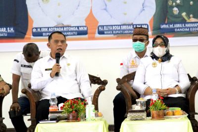 Forkopimda Labuhanbatu Rapat Kordinasi Persiapan Harganas ke 28 Tahun 2021