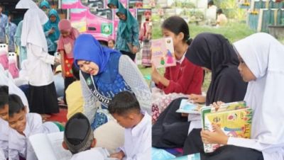 Giat Rutin Road Show Mozi Pink TP-PKK Mandau di Kelurahan Air Jamban