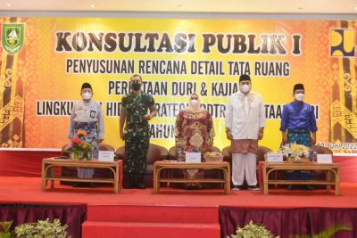 Gubernur Riau Diwakilian Gendrayana Rohaini, Hadiri Konsultasi Publik ke-1 Penyusunan Perkotaan Duri