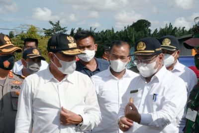 Gubsu Tinjau Masyarakat Terdampak Bencana di Sergai