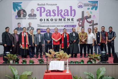 Hadiri Paska Oikumene Bupati Labuhanbatu Berharap Kerukunan Umat Beragama Tetap Terjaga