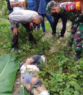 Heboh, Mayat Pria Tanpa Indentitas Ditemukan Warga Ditepi Jalan Lintas Bangkinang - Petapahan