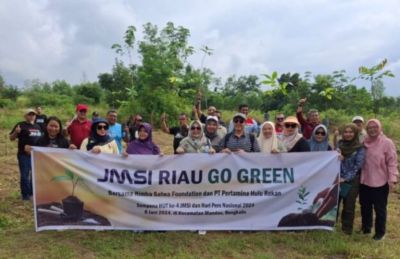 JMSI Riau Kunjungi Pusat Pembibitan Agroforestri Mitra PHR di Duri