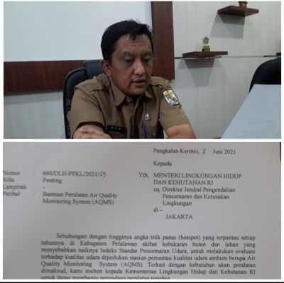 Kadis DLH Kab.Pelalawan Eko Novita : Pelalawan Butuh Alat AQMS Dari Kementerian LHK