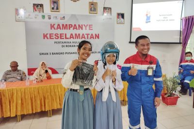 Kampanyekan Keselamatan, PHR Edukasi Pelajar di Rohil Berkendara yang Aman