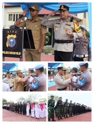 KAPOLRES ROHIL BERSAMA WAKIL BUPATI ROKAN HILIR DAN PT. PERTAMINA, PENGECEKAN STOK BBM AMAN  