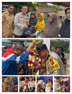 Kapolres Rokan Hilir Bersama Wakil Bupati Hadiri Pasar Murah Ramadhan PT. Pertamina Hulu Rokan