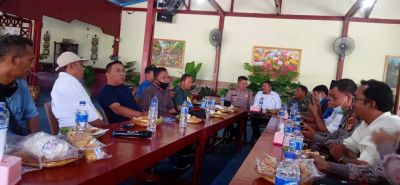 Kapolsek Mandau Gelar Cofee Morning,  Pererat Silaturahmi Dengan Insan Pers