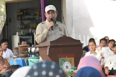 Ketua DPRD Kampar Faisal Tampung Aspirasi Masyarakat Saat Reses Sidang ll di Sungai Pinang