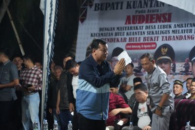 Kumpulkan Donasi Ratusan Juta Untuk Jalur Pendekar Hulu Bukit Tabandang,Bupati: 