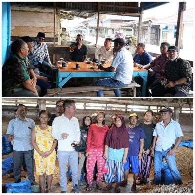 Ngopi Bareng Warga, Bupati Rohil Sambil Serap Aspirasi
